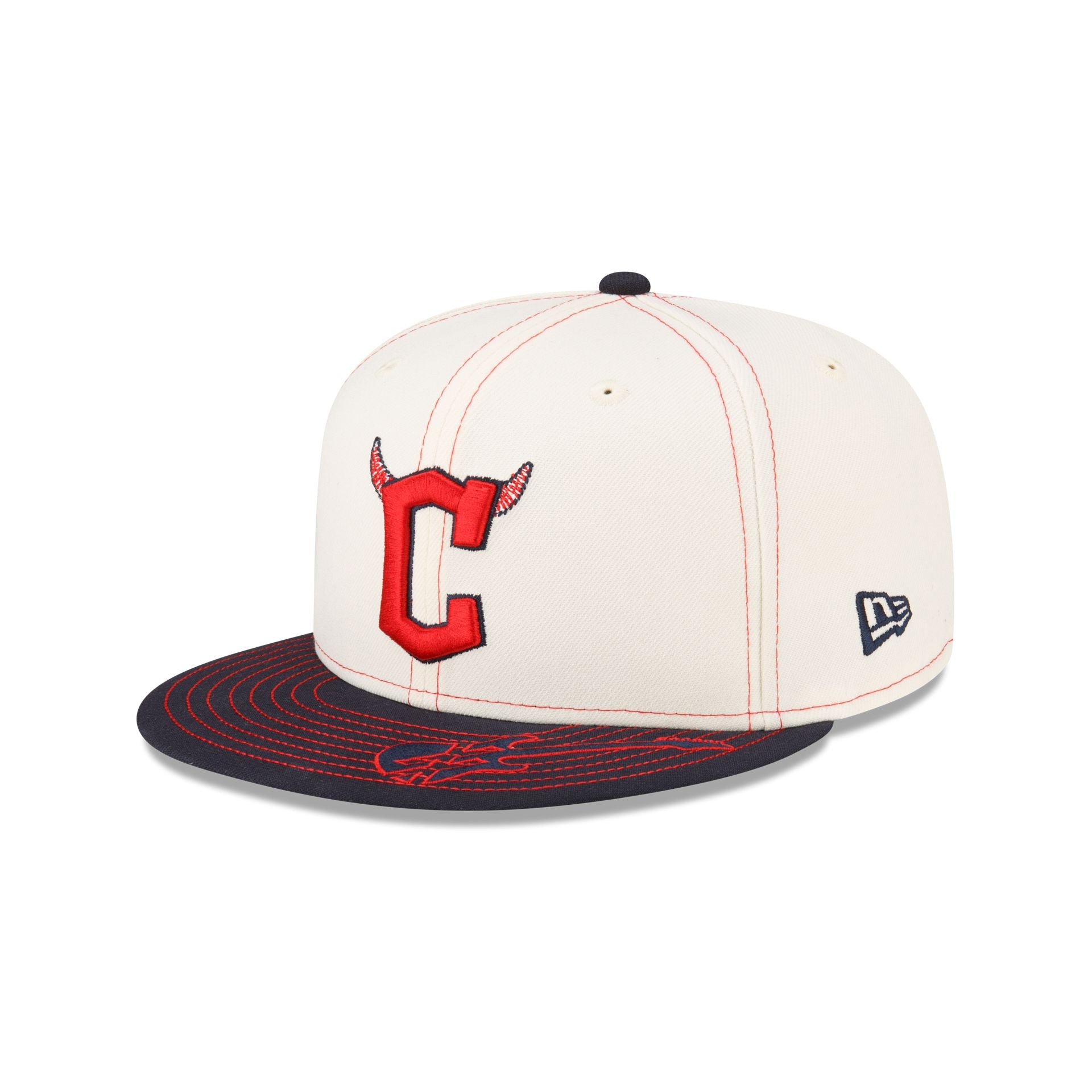 mgk x Cleveland Guardians Chrome White 59FIFTY Fitted Hat