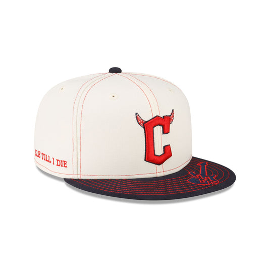 mgk x Cleveland Guardians Chrome White 59FIFTY Fitted Hat - New Era Cap