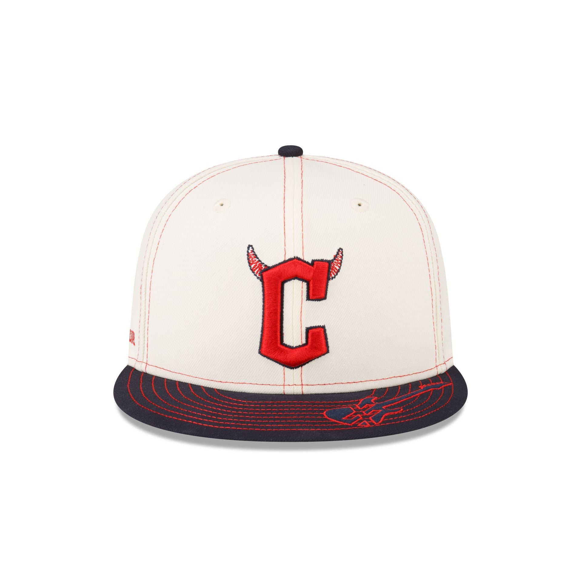mgk x Cleveland Guardians Chrome White 59FIFTY Fitted Hat
