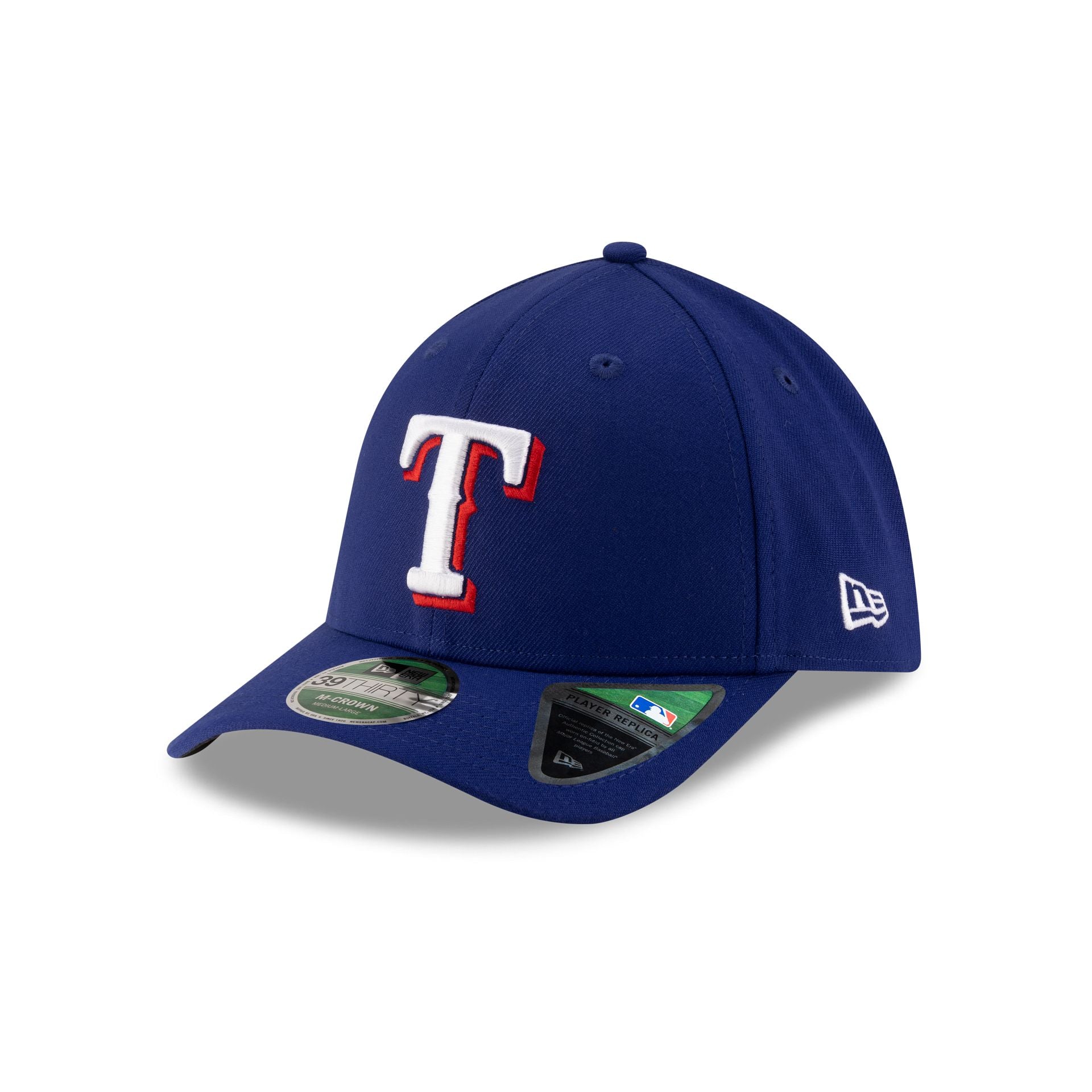 Texas Rangers 3930 Texas Rangers Player Replica 39THIRTY M-Crown Stretch Fit Hat – New Era Cap
