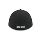 Boston Red Sox Black and White 39THIRTY M-Crown Stretch Fit Hat