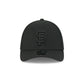 San Francisco Giants Black and White 39THIRTY M-Crown Stretch Fit Hat