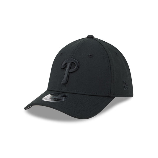 Philadelphia Phillies Black and White 39THIRTY M-Crown Stretch Fit Hat - New Era Cap