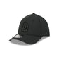 San Diego Padres Black and White 39THIRTY M-Crown Stretch Fit Hat