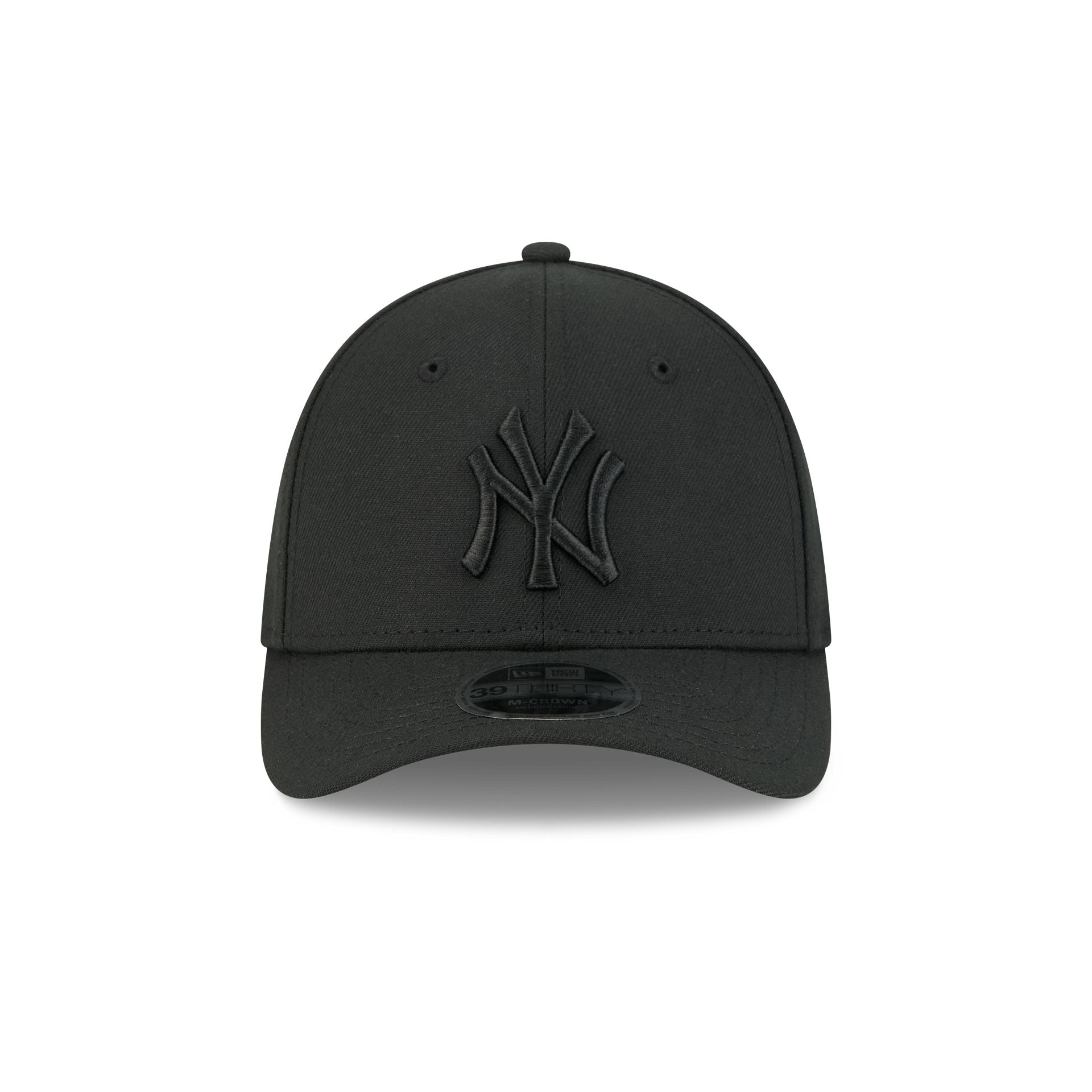 New York Yankees Black and White 39THIRTY M-Crown Stretch Fit Hat