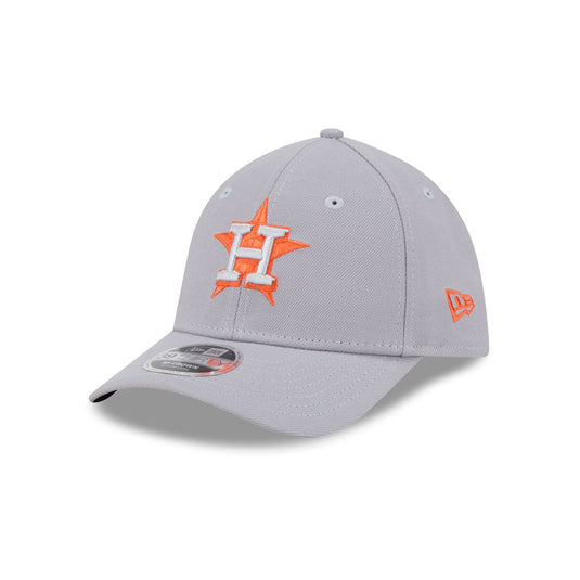 Houston Astros Gray 39THIRTY M-Crown Stretch Fit Hat - New Era Cap