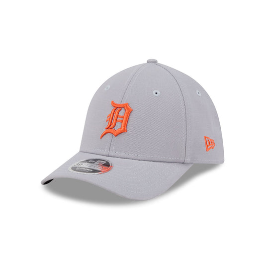 Detroit Tigers Gray 39THIRTY M-Crown Stretch Fit Hat - New Era Cap