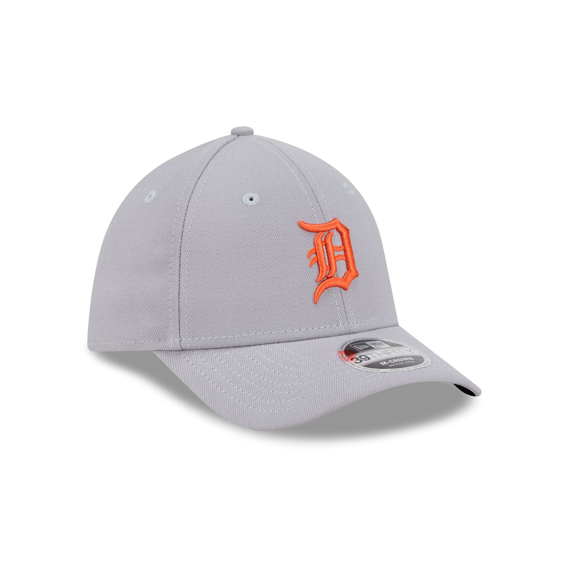 Detroit Tigers Gray 39THIRTY M-Crown Stretch Fit Hat