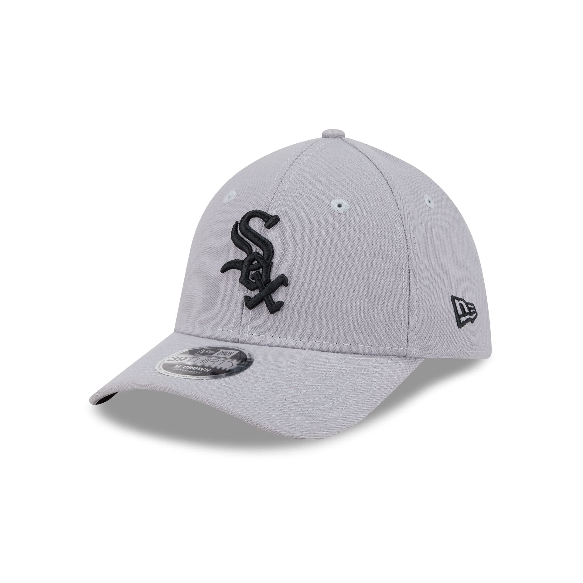 Chicago White Sox Gray 39THIRTY M-Crown Stretch Fit Hat