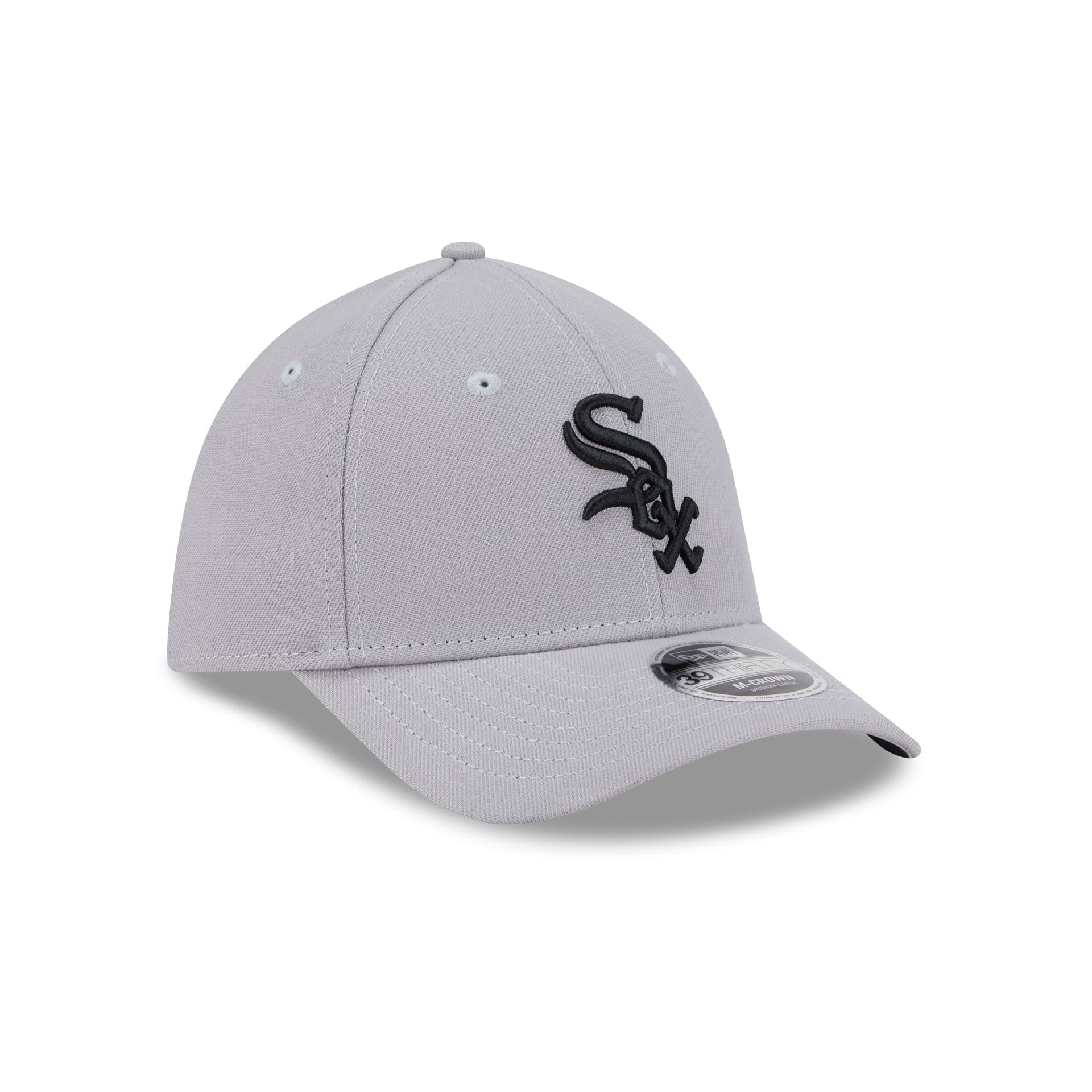 Chicago White Sox Gray 39THIRTY M-Crown Stretch Fit Hat