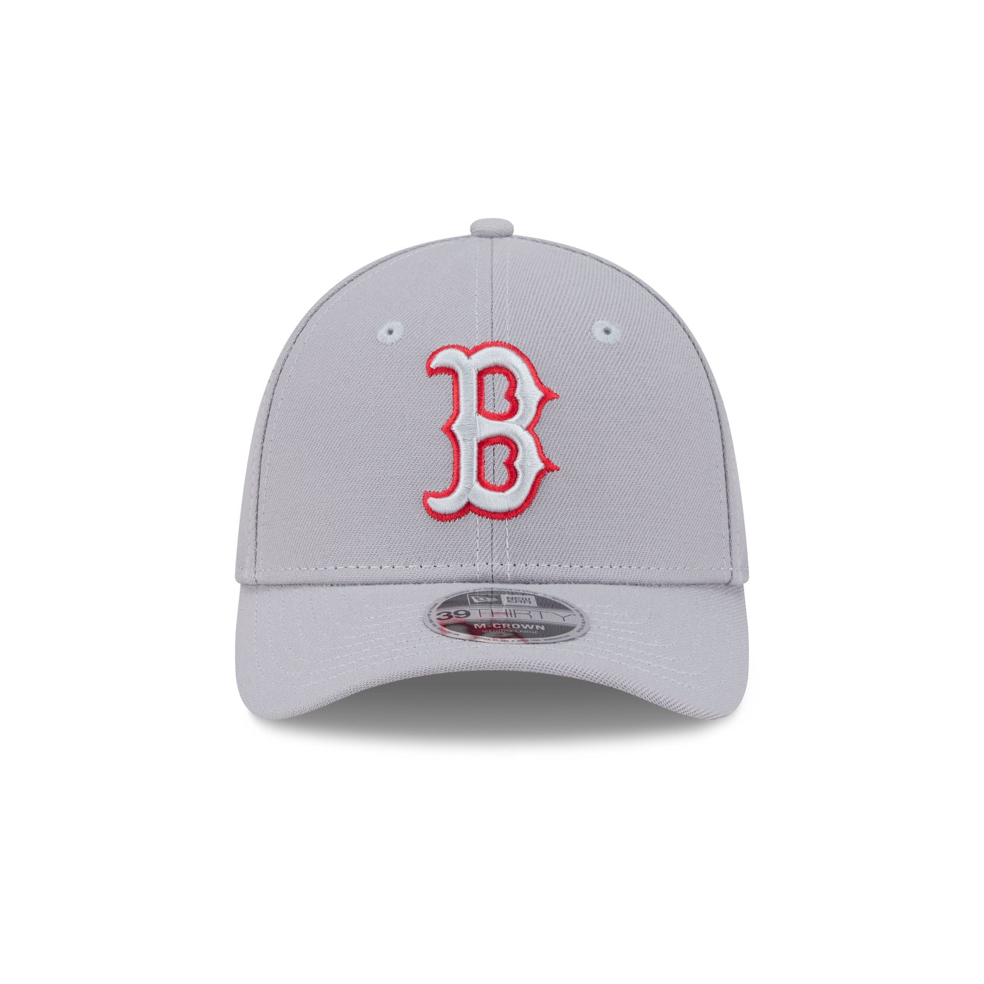 Boston Red Sox Gray 39THIRTY M-Crown Stretch Fit Hat
