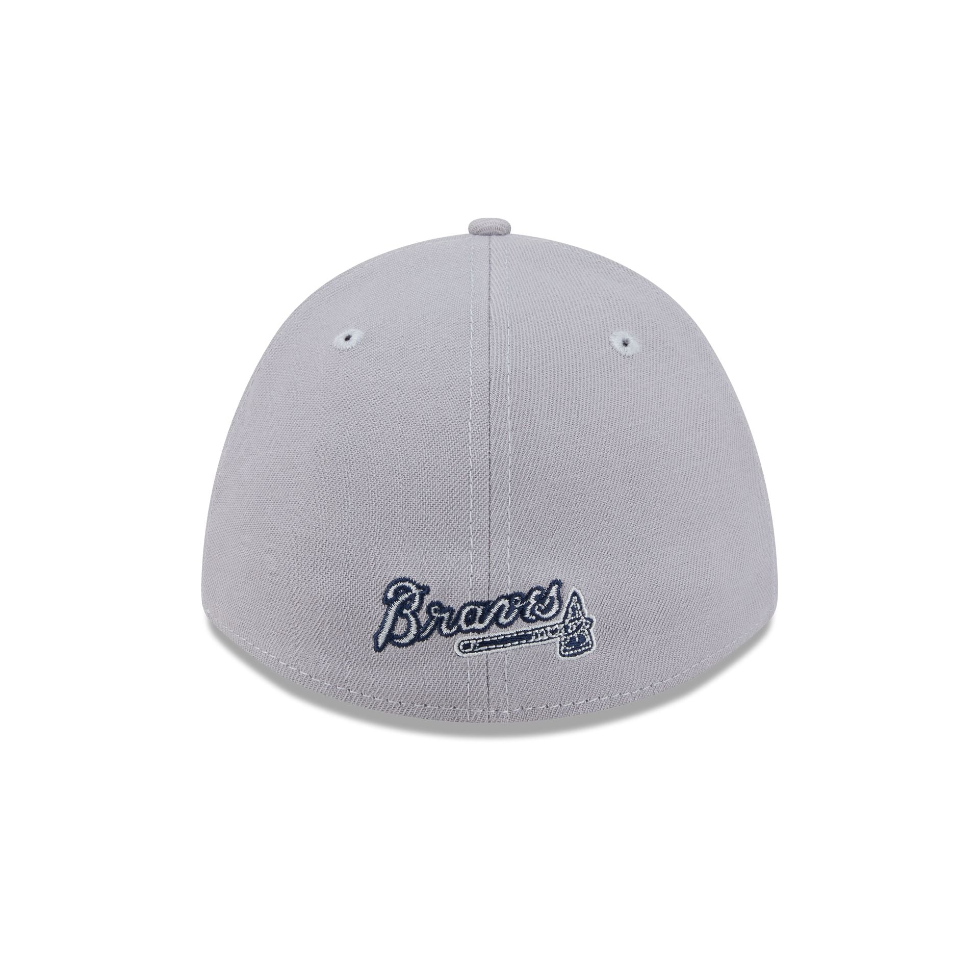Atlanta Braves Gray 39THIRTY M-Crown Stretch Fit Hat