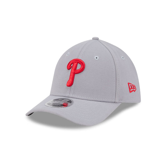 Philadelphia Phillies Gray 39THIRTY M-Crown Stretch Fit Hat - New Era Cap
