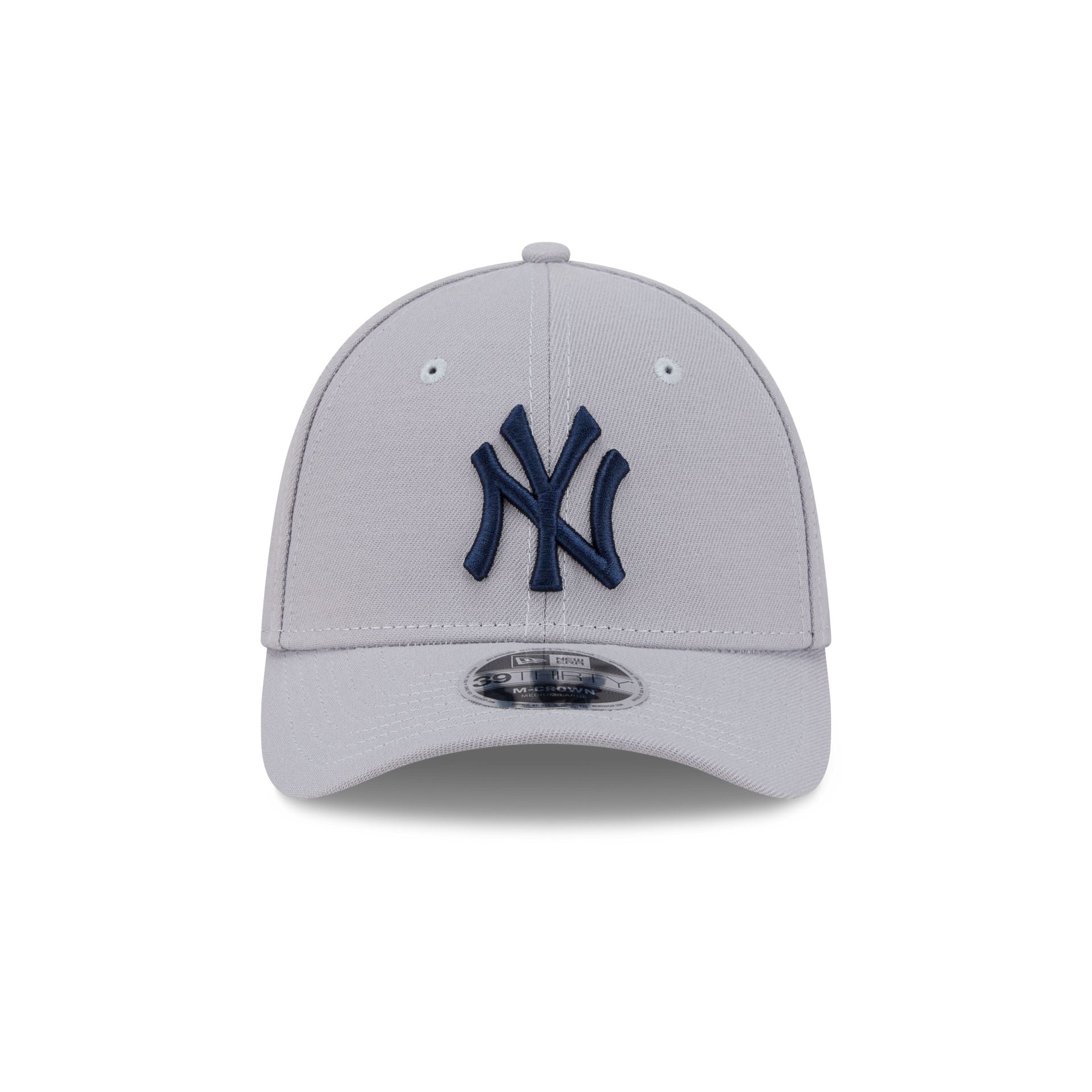 New York Yankees Gray 39THIRTY M-Crown Stretch Fit Hat