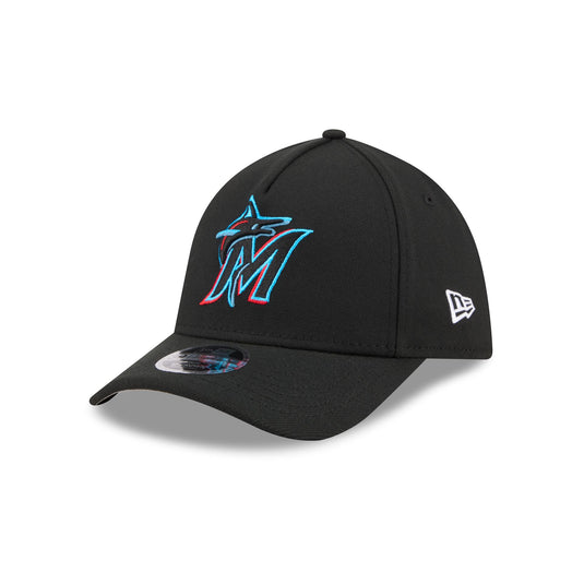 Miami Marlins 39THIRTY M-Crown A-Frame Stretch Fit Hat - New Era Cap
