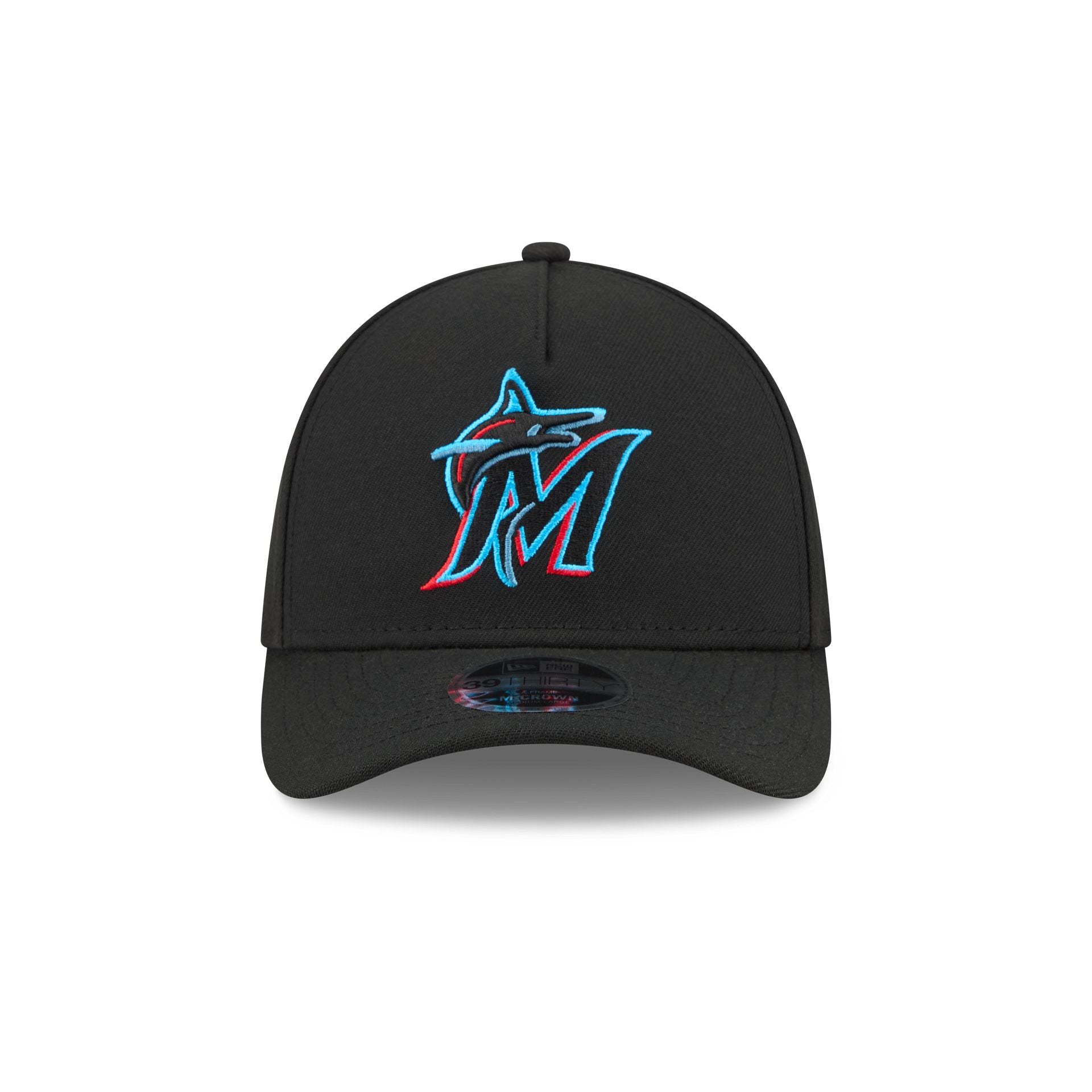 Miami Marlins 39THIRTY M-Crown A-Frame Stretch Fit Hat