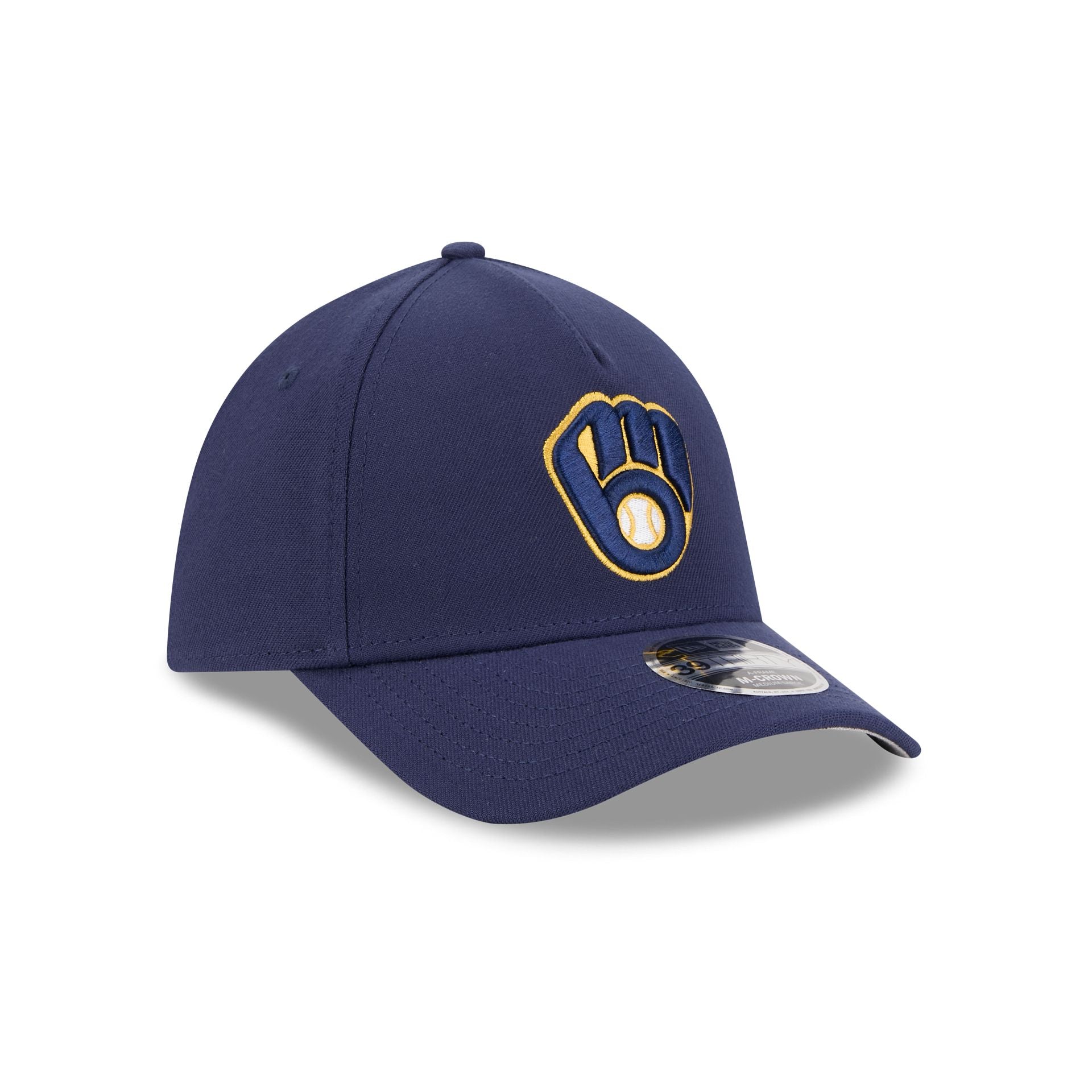 Milwaukee Brewers 39THIRTY M-Crown A-Frame Stretch Fit Hat