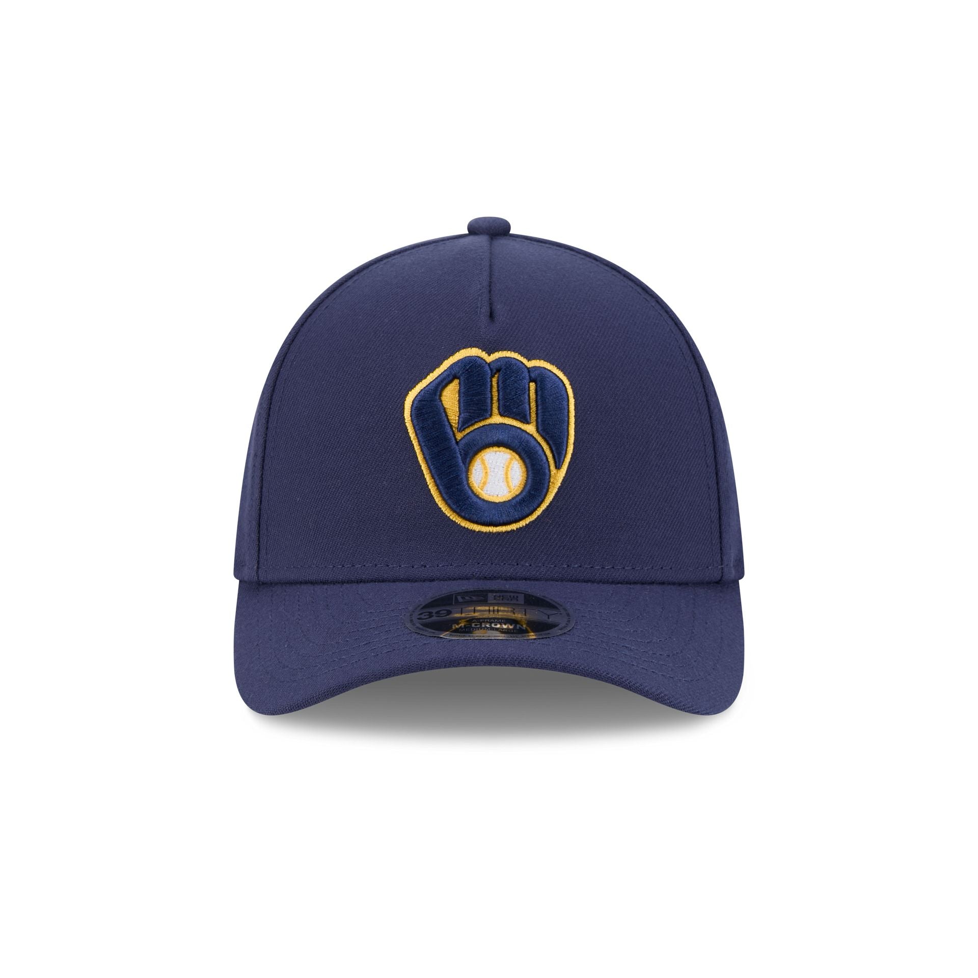 Milwaukee Brewers 39THIRTY M-Crown A-Frame Stretch Fit Hat