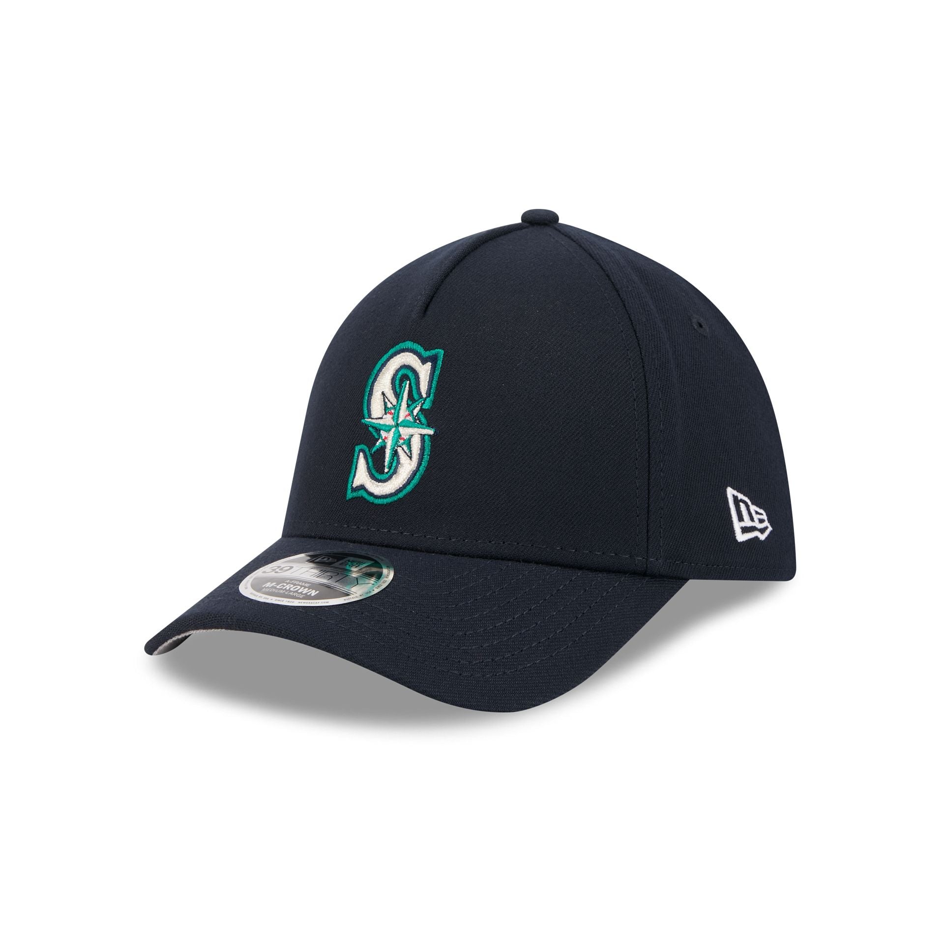 Seattle Mariners 39THIRTY M-Crown A-Frame Stretch Fit Hat – New Era Cap