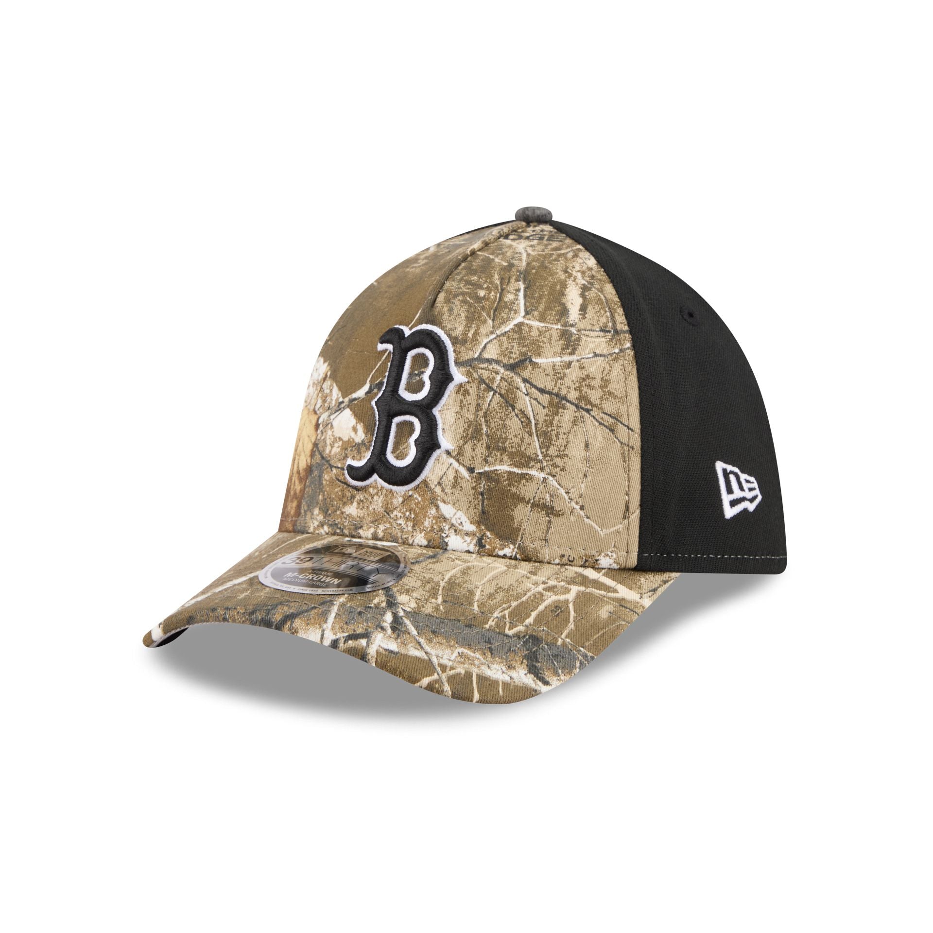 Boston Red Sox Realtree 39THIRTY M-Crown A-Frame Stretch Fit Hat