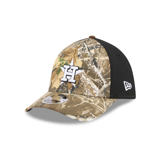 Houston Astros Realtree 39THIRTY M-Crown A-Frame Stretch Fit Hat - New Era Cap
