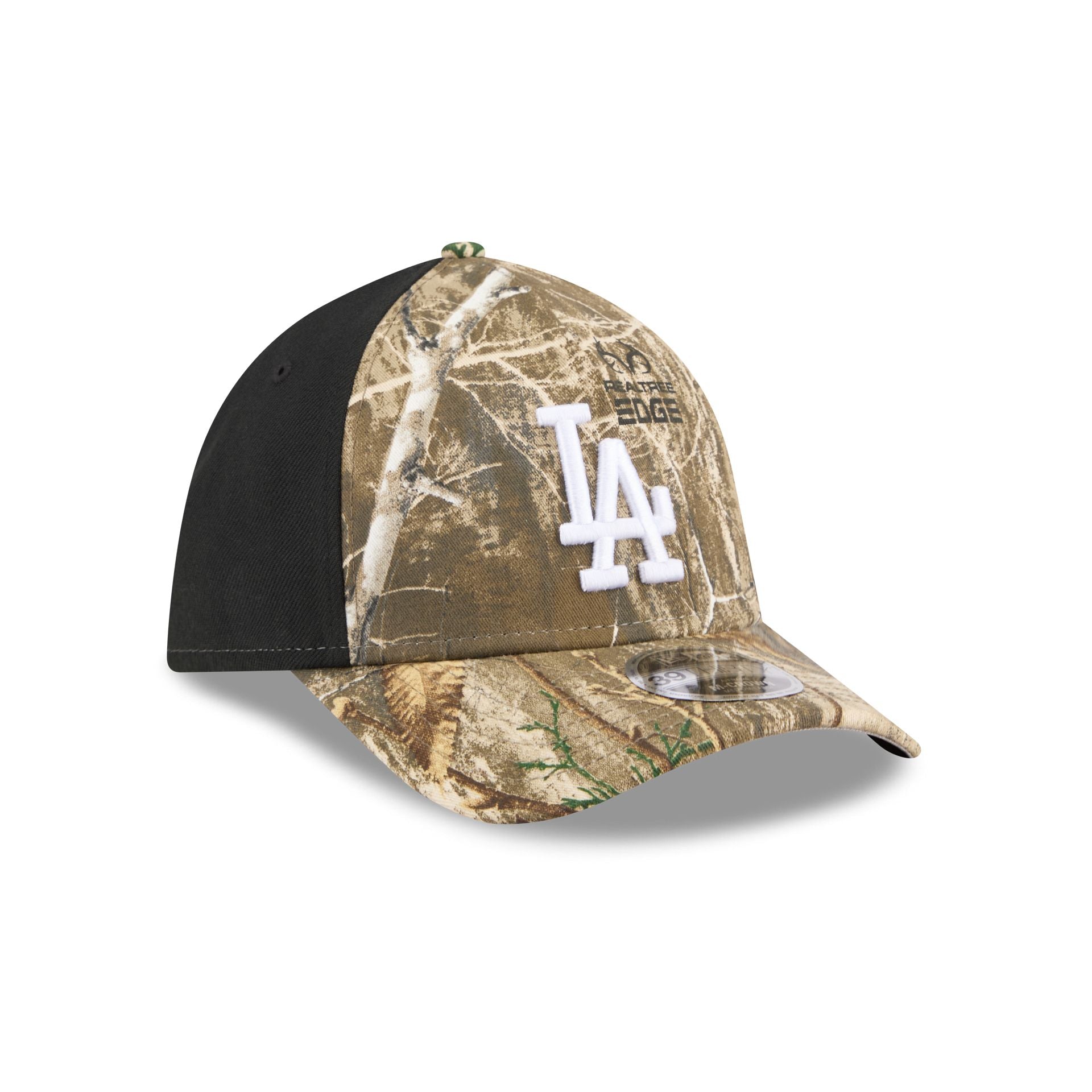 Los Angeles Dodgers Realtree 39THIRTY M-Crown A-Frame Stretch Fit Hat
