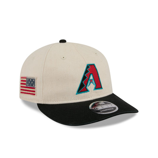 Arizona Diamondbacks Three Looms Americana Herringbone Retro Crown 9FIFTY Adjustable Hat - New Era Cap