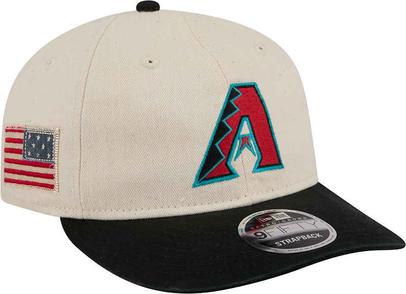 Arizona Diamondbacks Three Looms Americana Herringbone Retro Crown 9FIFTY Adjustable Hat