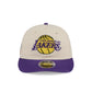Los Angeles Lakers Three Looms Americana Herringbone Retro Crown 9FIFTY Adjustable Hat