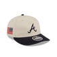 Atlanta Braves Three Looms Americana Herringbone Retro Crown 9FIFTY Adjustable Hat