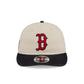 Boston Red Sox Three Looms Americana Herringbone Retro Crown 9FIFTY Adjustable Hat