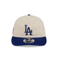 Los Angeles Dodgers Three Looms Americana Herringbone Retro Crown 9FIFTY Adjustable Hat