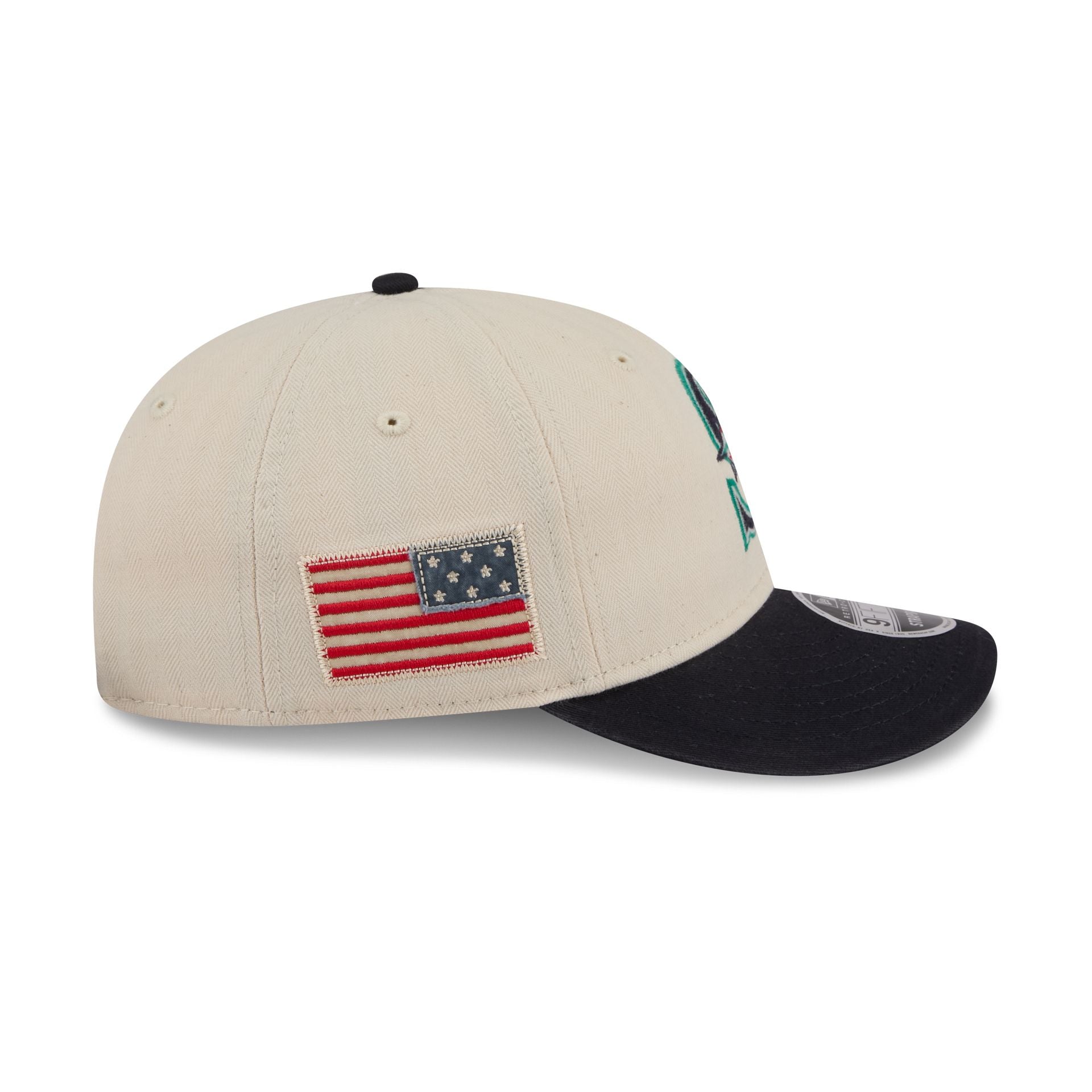 Seattle Mariners Three Looms Americana Herringbone Retro Crown 9FIFTY Adjustable Hat
