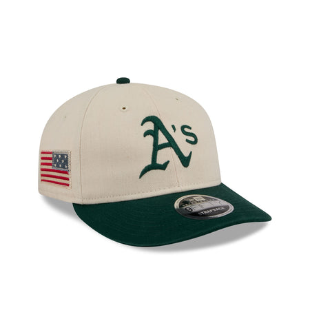 Athletics Three Looms Americana Herringbone Retro Crown 9FIFTY Adjustable Hat