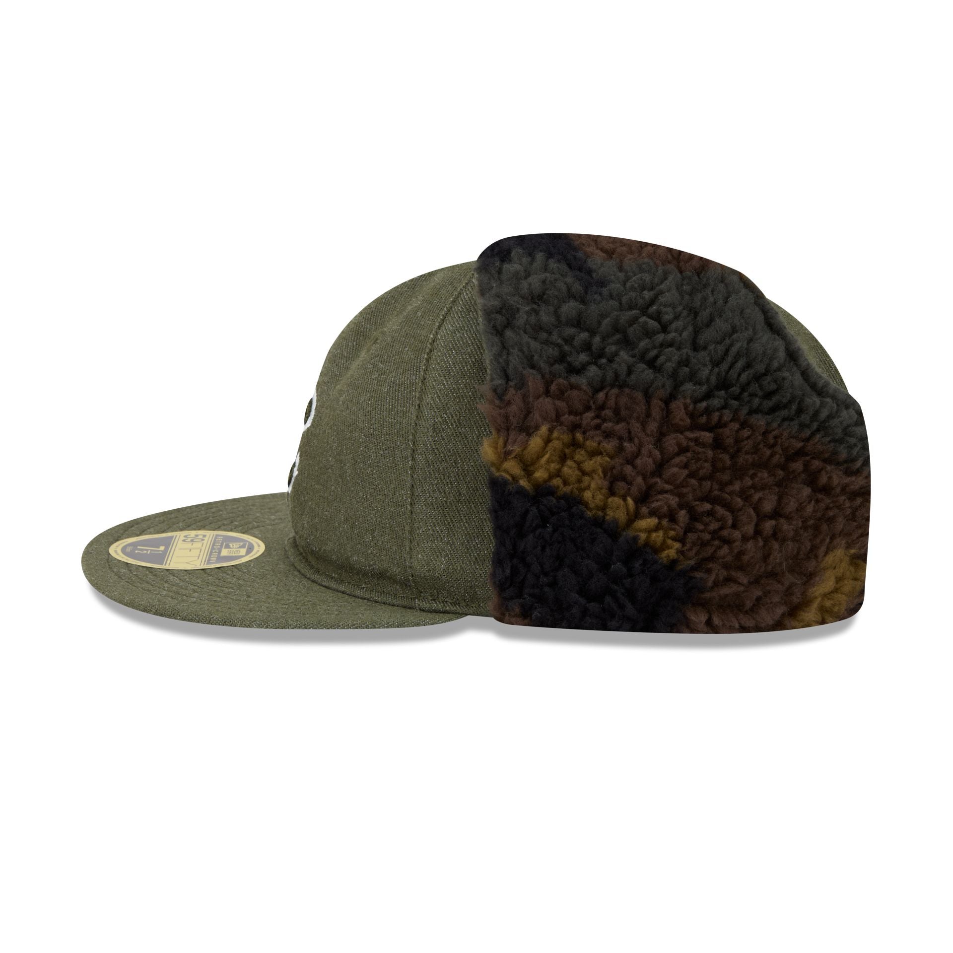 Chicago Cubs Three Looms Cotton Twill Camo Retro Crown Dog Ear 59FIFTY Fitted Hat