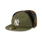 New York Yankees Three Looms Cotton Twill Camo Retro Crown Dog Ear 59FIFTY Fitted Hat