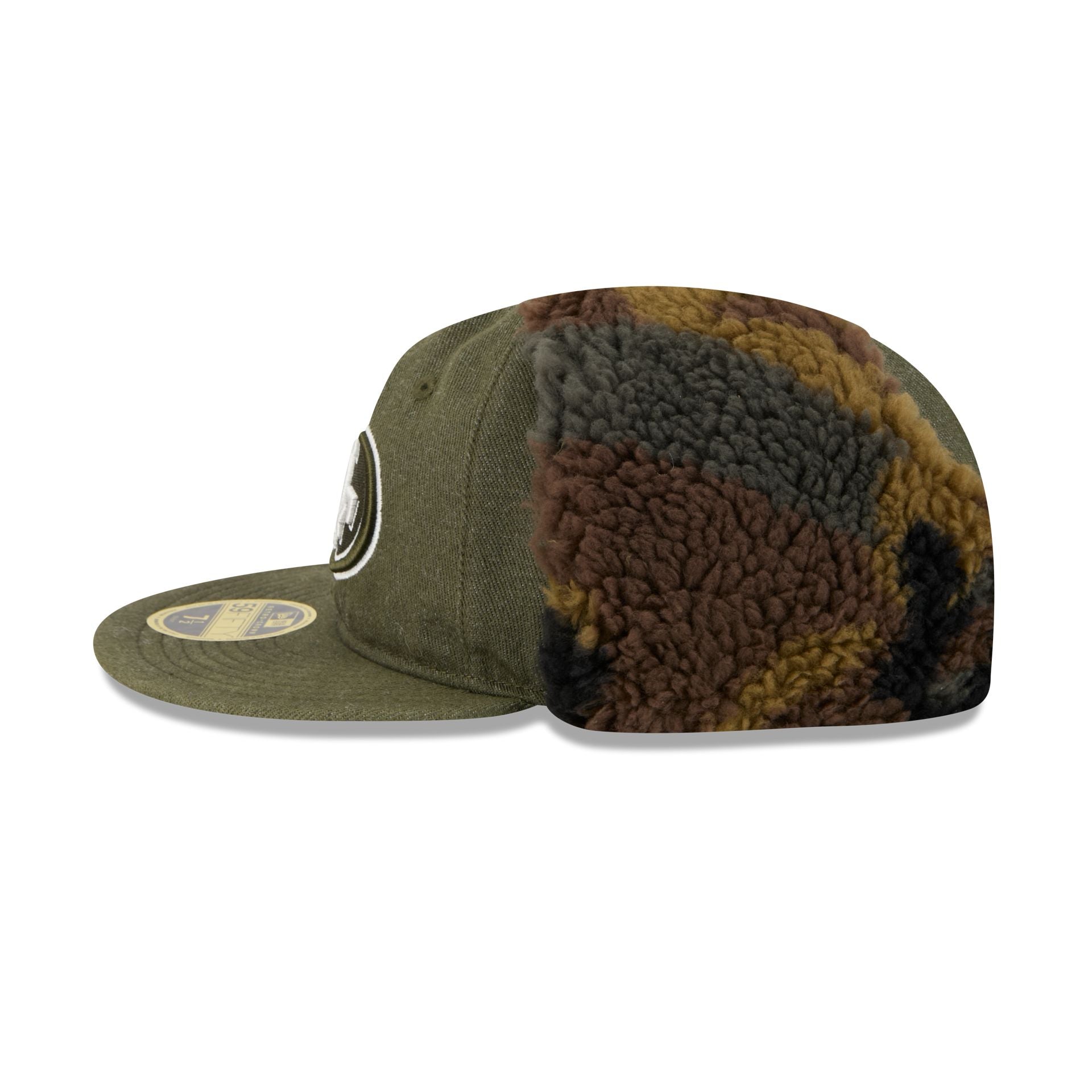 San Francisco 49ers Three Looms Cotton Twill Camo Retro Crown Dog Ear 59FIFTY Fitted Hat