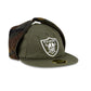 Las Vegas Raiders Three Looms Cotton Twill Camo Retro Crown Dog Ear 59FIFTY Fitted Hat