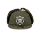 Las Vegas Raiders Three Looms Cotton Twill Camo Retro Crown Dog Ear 59FIFTY Fitted Hat