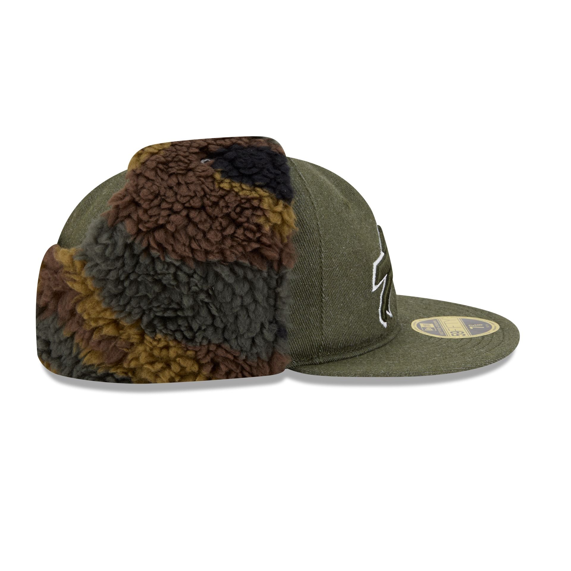 Buffalo Bills Three Looms Cotton Twill Camo Retro Crown Dog Ear 59FIFTY Fitted Hat