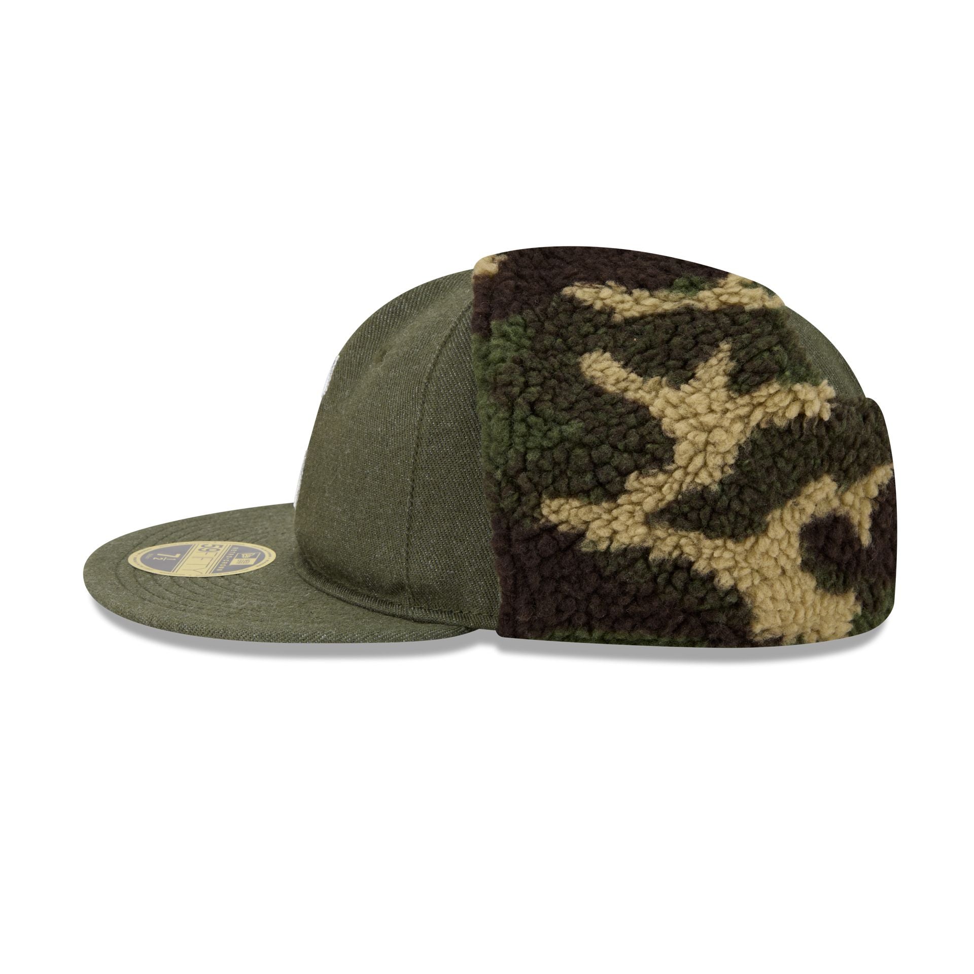 Seattle Mariners Three Looms Cotton Twill Camo Retro Crown Dog Ear 59FIFTY Fitted Hat
