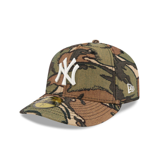 New York Yankees Three Looms Jacquard Camo 59FIFTY Fitted Hat - New Era Cap