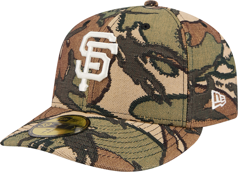 San Francisco Giants Three Looms Jacquard Camo 59FIFTY Fitted Hat