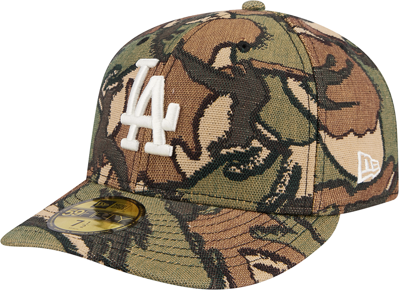Los Angeles Dodgers Three Looms Jacquard Camo 59FIFTY Fitted Hat