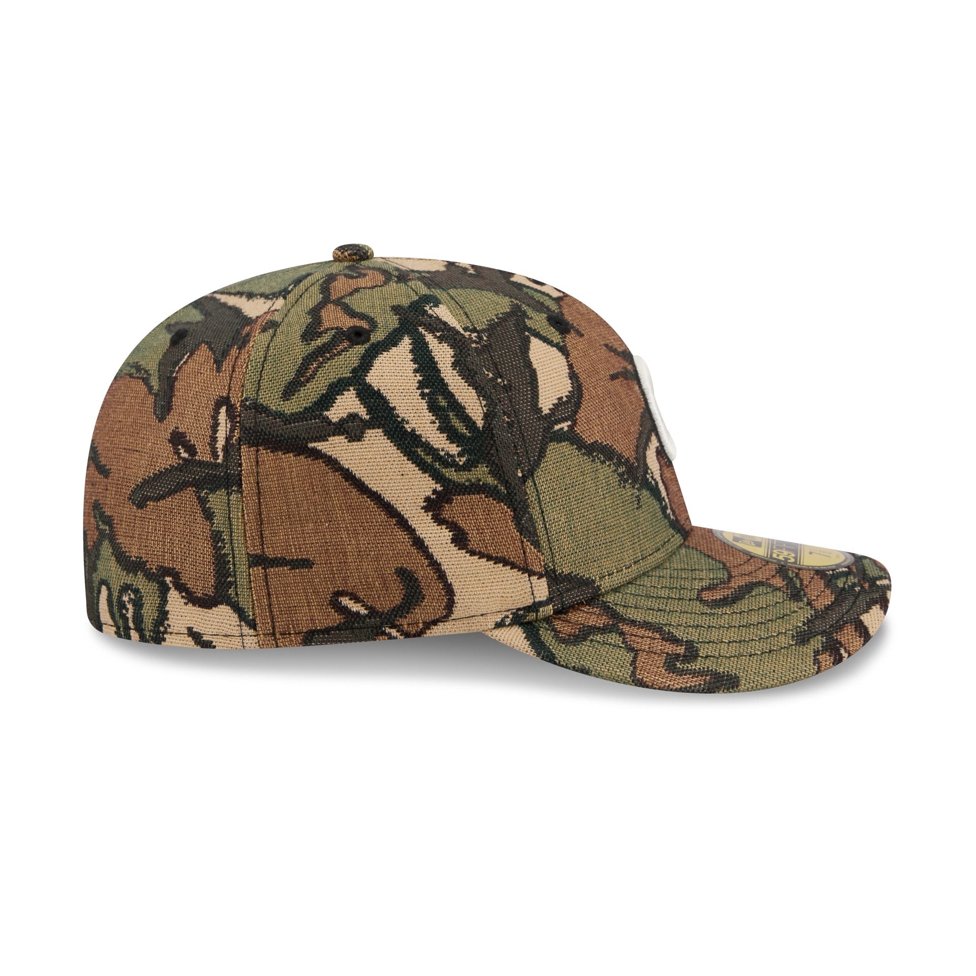 Chicago Cubs Three Looms Jacquard Camo 59FIFTY Fitted Hat