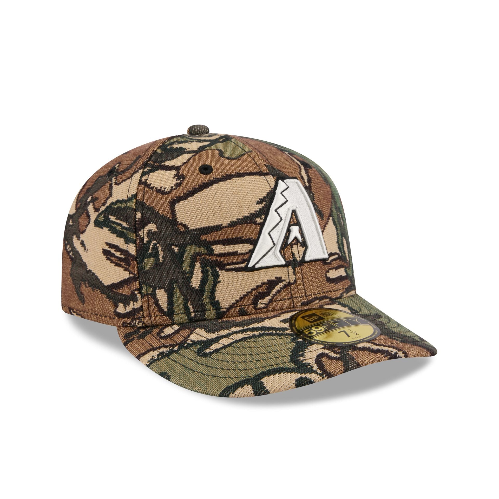 Arizona Diamondbacks Three Looms Jacquard Camo 59FIFTY Fitted Hat