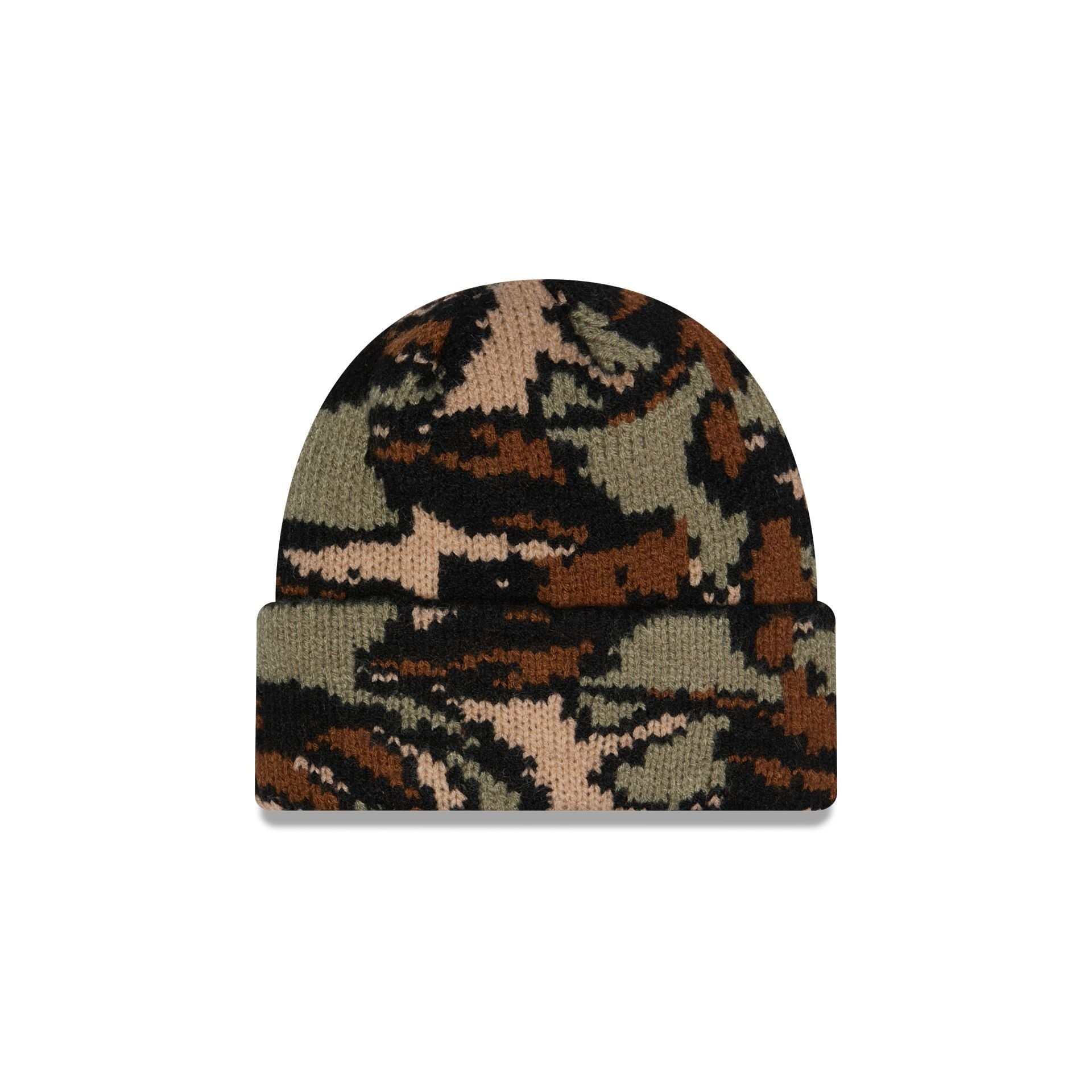 New Era Cap Jacquard Camo Cuff Knit Hat