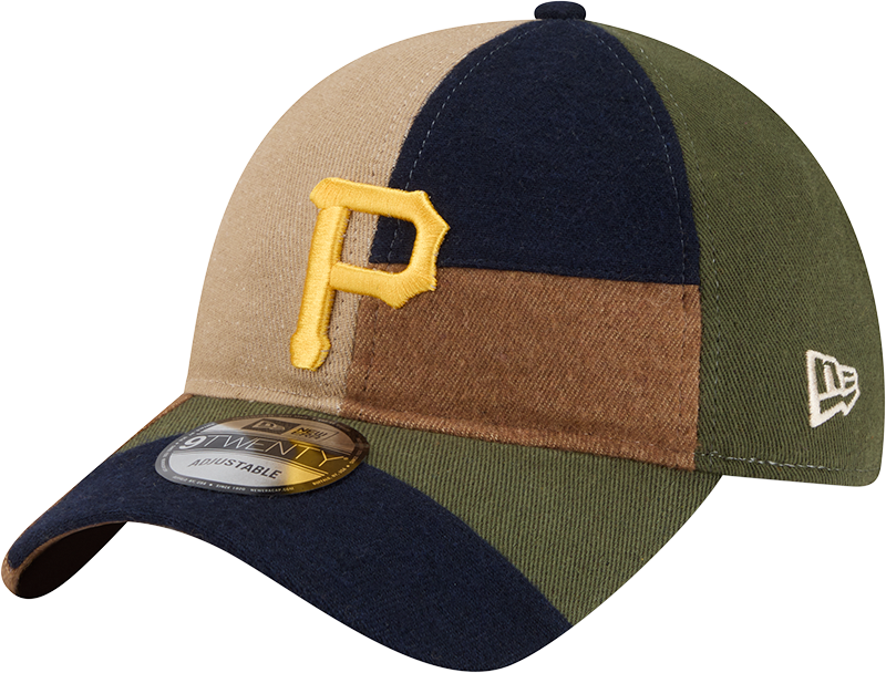 Pittsburgh Pirates Three Looms Cotton Twill Patchwork 9TWENTY Adjustable Hat