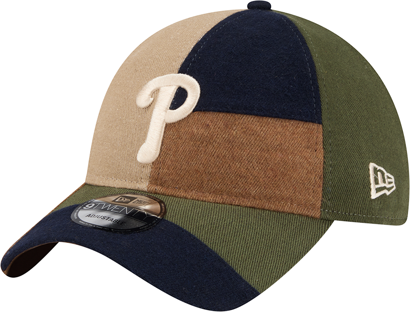 Philadelphia Phillies Three Looms Cotton Twill Patchwork 9TWENTY Adjustable Hat