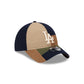 Los Angeles Dodgers Three Looms Cotton Twill Patchwork 9TWENTY Adjustable Hat